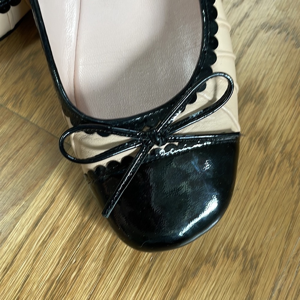 Taryn Rose Bambi Cap-Toe Ballerina Flat. - Picture 5 of 9
